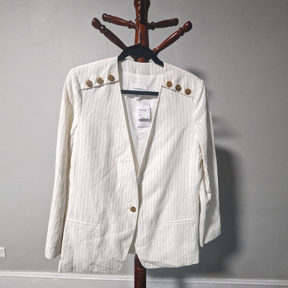 Brandnew Pinstriped Club Monaco Blazer